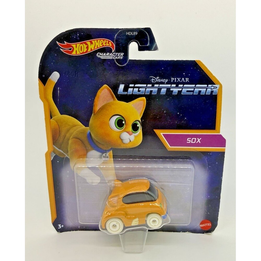 Hot Wheels Character Cars Disney Pixar Lightyear SOX The Cat Diecast New 2021